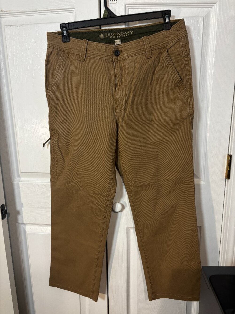 Legendary Outfitters Men's Stretch Canvas Pants Size 34x34 Tan